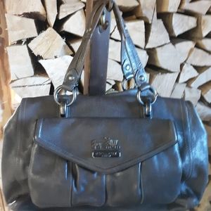 COACH Grey Leather Bag/Tote Extra Large
